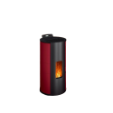 POELE A GRANULES LORENA 9 ROSSO