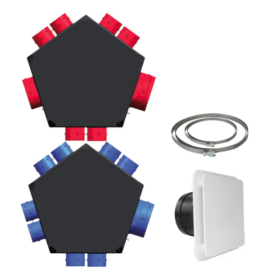VMC DOUBLE FLUX KIT ACCESSOIRES P08