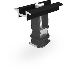 ETRIER UNIVERSEL INTERMEDIAIRE NOIR ANODISE K2 CLAMP MC 25-40 BLACK